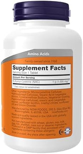 Now Foods Supplements Nac N Acetyl Cysteine 1 000 Mg Free Radical Protection 120 Tablets
